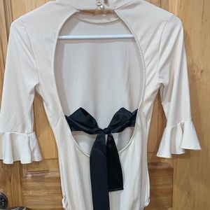 Open back bodysuit